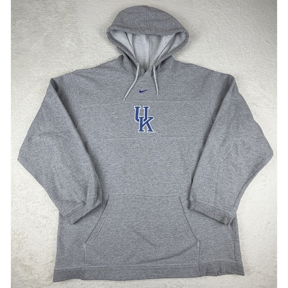 Vintage Nike University Of Kentucky Wildcats L Hoodie 1999 Center Swoosh U.S.A‎